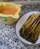 Calçots con salsa romesco o calçotada