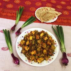 Paneer Veggie Stir fry A picture of Paneer Veggie Stir fry.
