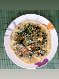 Una foto de Tortilla de espinaca
