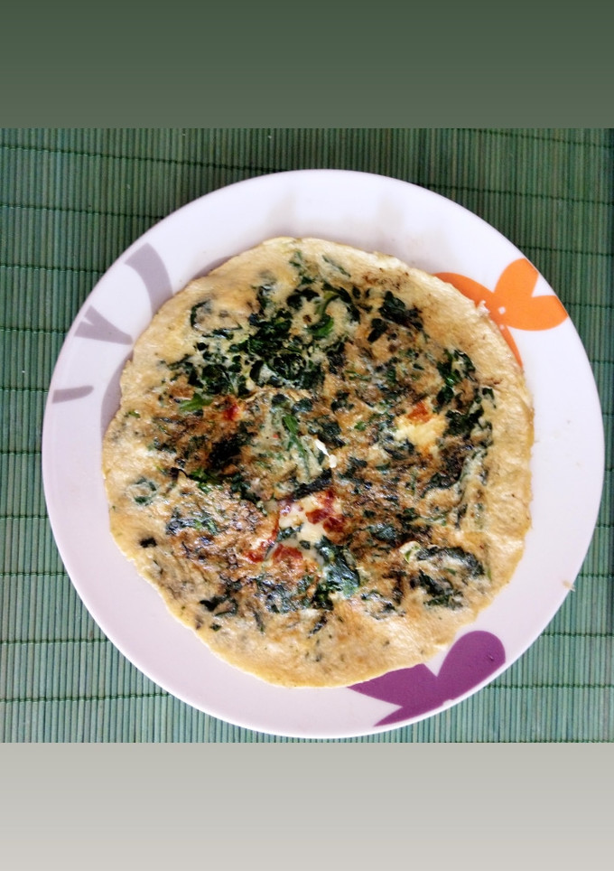 Una foto de Tortilla de espinaca