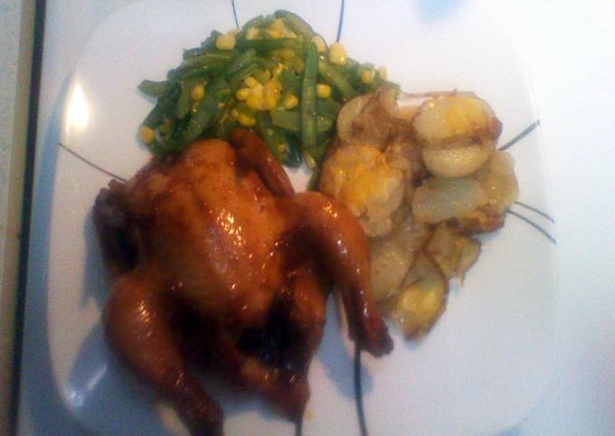 Oven Roasted Cornish Hens