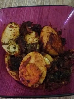 A picture of Fried Egg Masala.