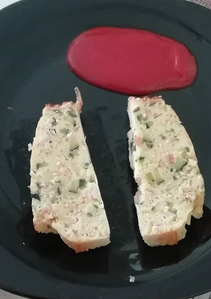 Una foto de Pastel de calabacín