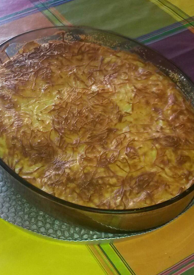 Una foto de Puré de patata relleno