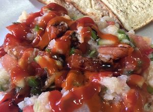 Una foto de Ceviche de Filete Tilapia