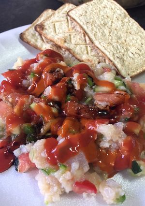 Una foto de Ceviche de Filete Tilapia