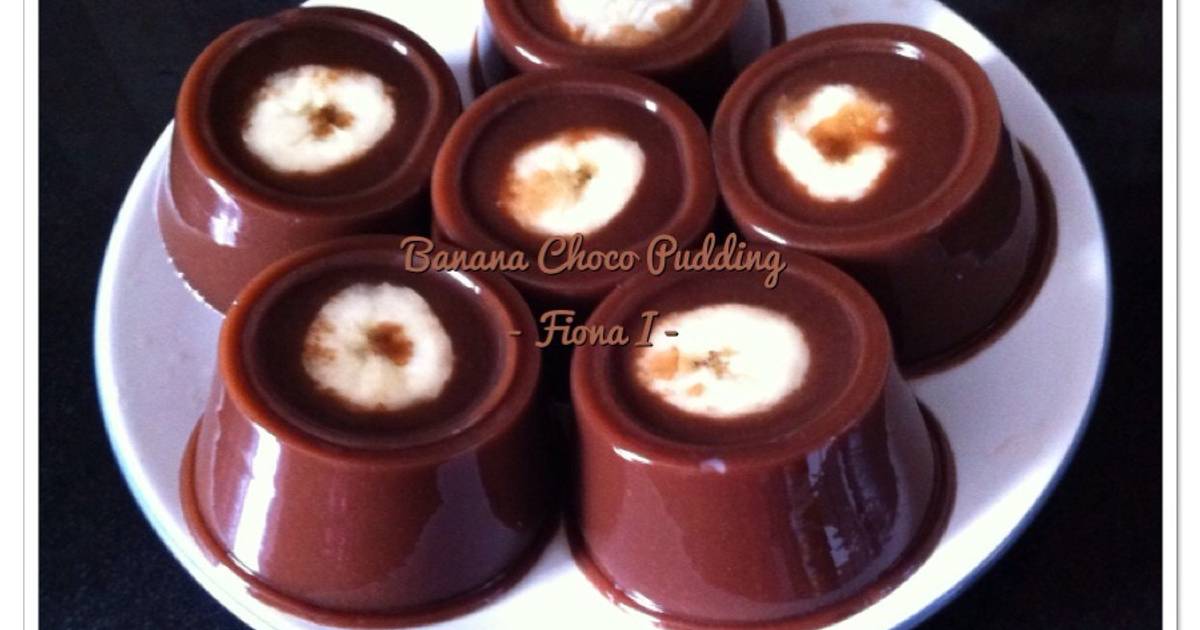 Resep Banana Chocolate Pudding oleh Rooselina - Cookpad