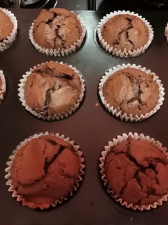Csokis muffin édesítőszerrel recept fotója