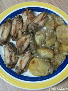 Una foto de Alitas de pollo al horno