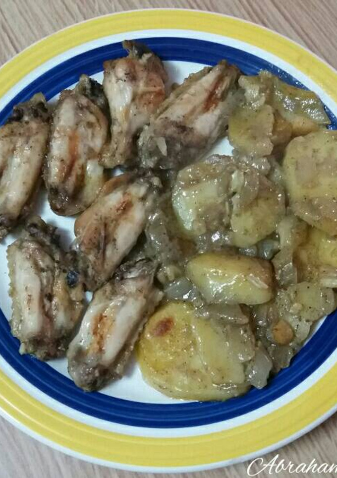 Una foto de Alitas de pollo al horno