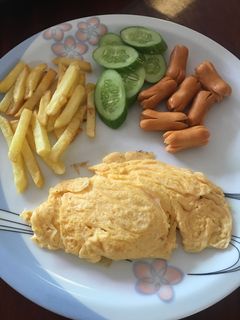 รูปของ อาหารเช้า ไข่ออมเล็ต omelet
