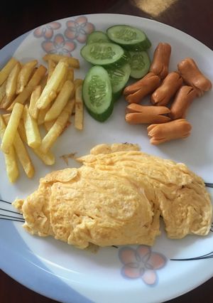 รูปของ อาหารเช้า ไข่ออมเล็ต omelet