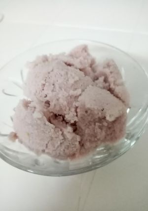 صورة لوصفة ايس كريم التوت