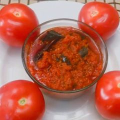 A picture of Tomato Thokku🍅.