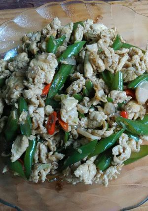 Foto resep Orak arik buncis telor enakk