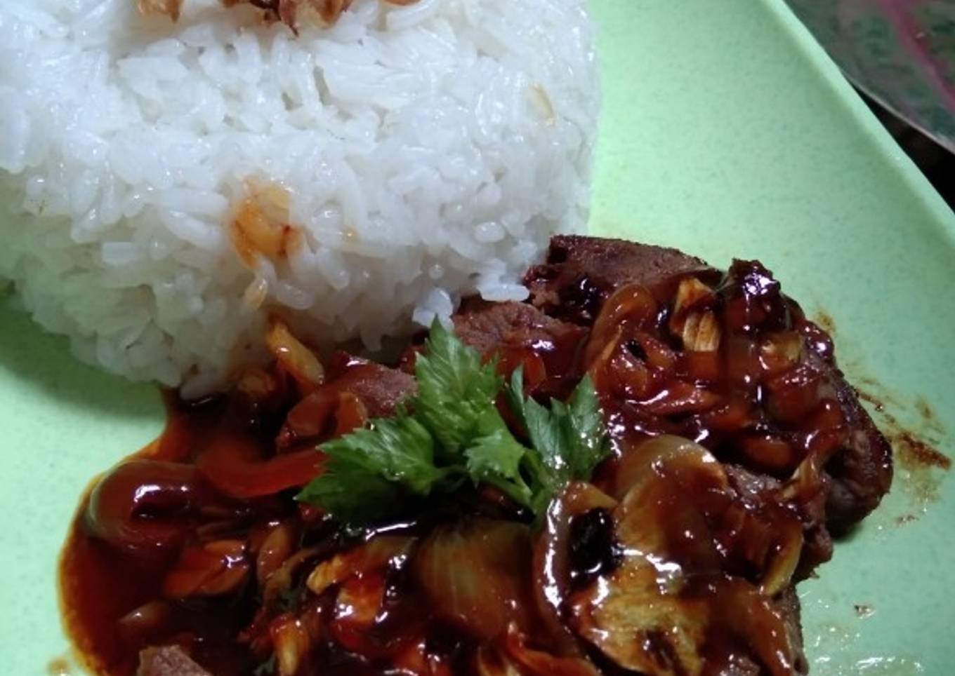 Steak daging simpel