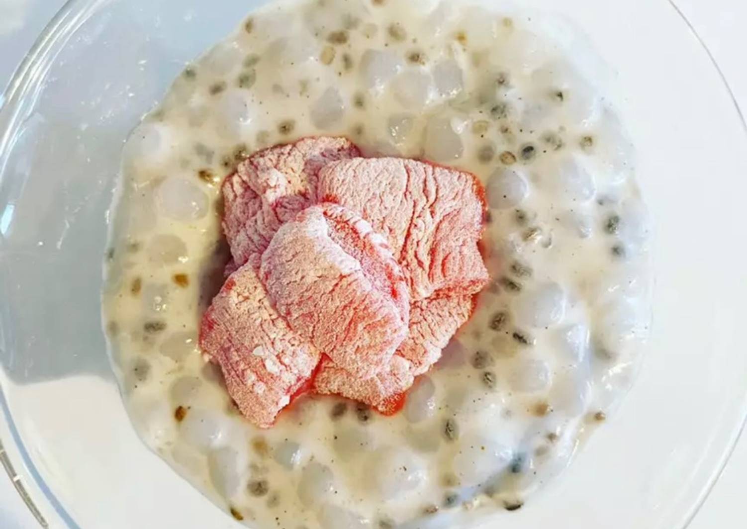 “Arroz con leche” keto (los mochis s贸lo de decoraci贸n