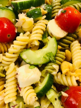 Recipe Vegetarian Pasta Salad the Can Spoil the Tongue Perfect