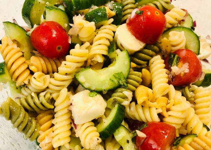 Simple Way to Make Favorite Vegetarian Pasta Salad