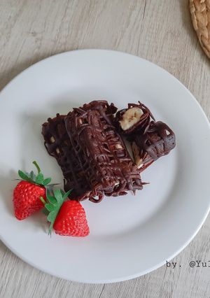 Foto resep Roti jala choco banana