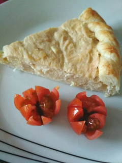 Una foto de Quiche de puerros