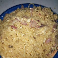 A picture of Buttered Scrambled Egg Indomie.