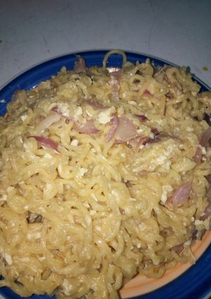 A picture of Buttered Scrambled Egg Indomie.