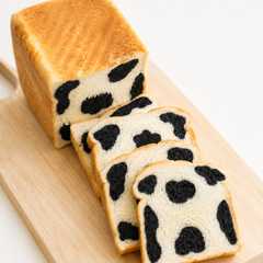 Roti Tawar Shokupan Ala Jepang Lembut Motif Sapi-レシピのメイン写真