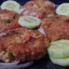 A picture of Pasta kabab.