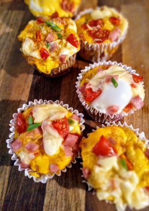 Tojásos kosárka recept fotója