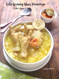 Foto resep Soto Bening Khas Ponorogo (Ceker)