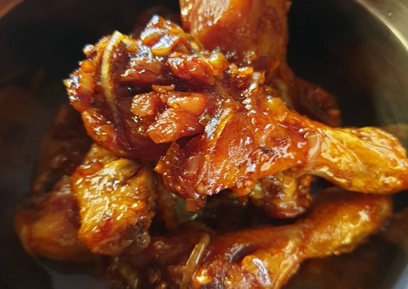 Ayam goreng saus mentega