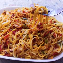 A picture of Simple chicken chowmein.