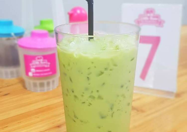 Langkah Mudah untuk Menyiapkan Thai green tea, Lezat