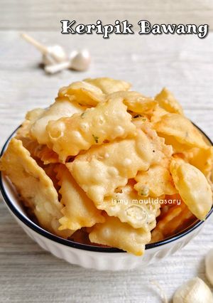 Foto resep Keripik Bawang (Gurih dan Renyah, Bahan Ekonomis)