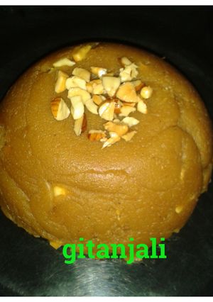 A picture of Besan Ka Halwa.