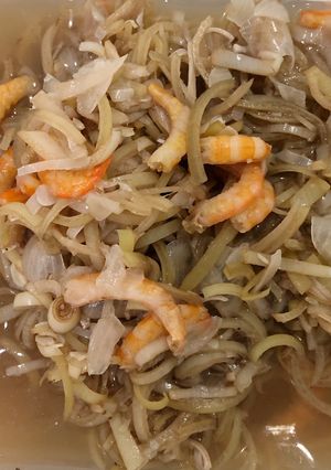 รูปของ เลียงหัวปลี กุ้งแห้ง