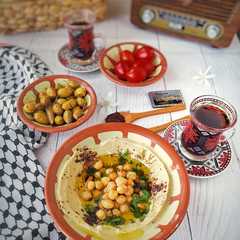 الحمص بالطحينيه-レシピのメイン写真