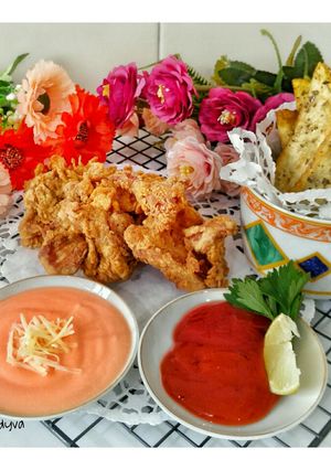 Foto resep "Crispy Chicken With Cheesy Sauce"
