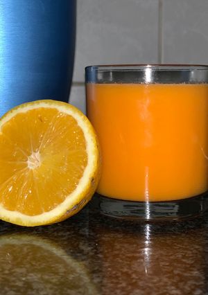 A picture of Orange Carrot Ginger Smoothie.