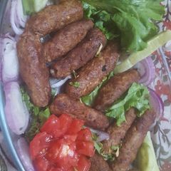 Sekh kabab A picture of Sekh kabab.