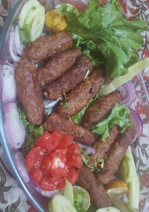 A picture of Sekh kabab.