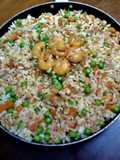 Arroz con Camarones🍤, Atún y Verduras