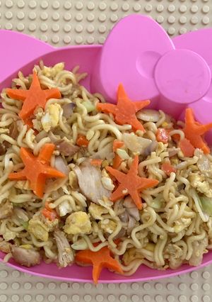Foto resep Mie goreng untuk anak