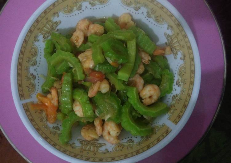 Resep Sayur udang pare yang Bisa Manjain Lidah