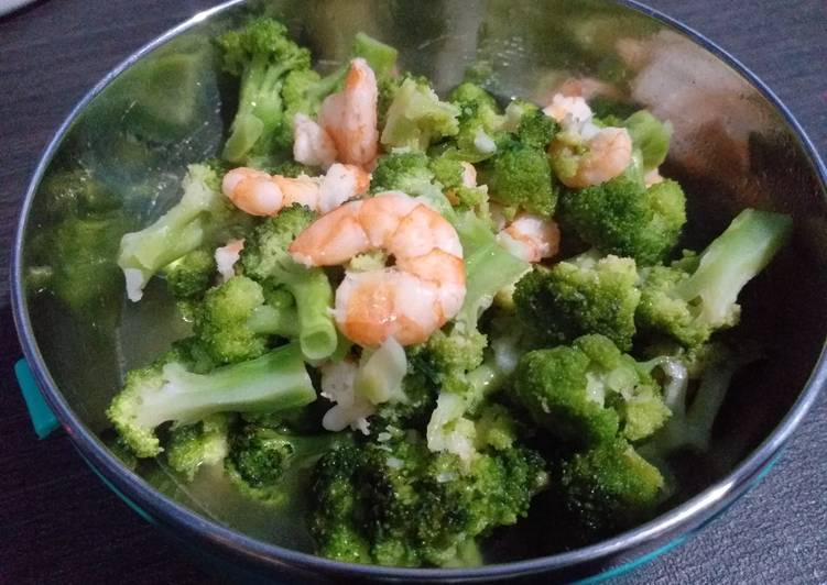 Resep Brokoli udang Anti Gagal