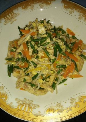 Foto resep Oseng telur sayur saos tiram