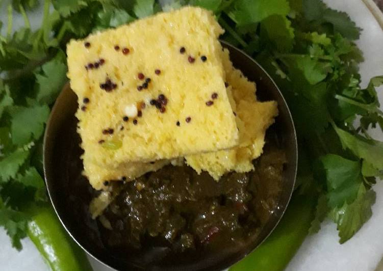 Recipe of Speedy Khaman Chutney