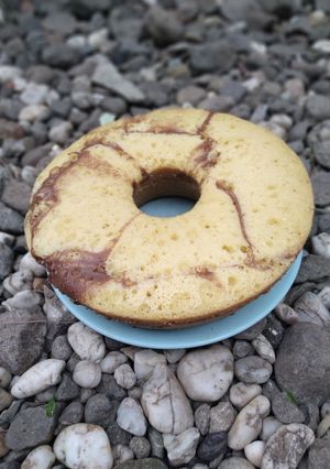 Foto resep Marmer cake ekonomis (panggang pakai wajan)