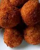 Cheesy yam balls